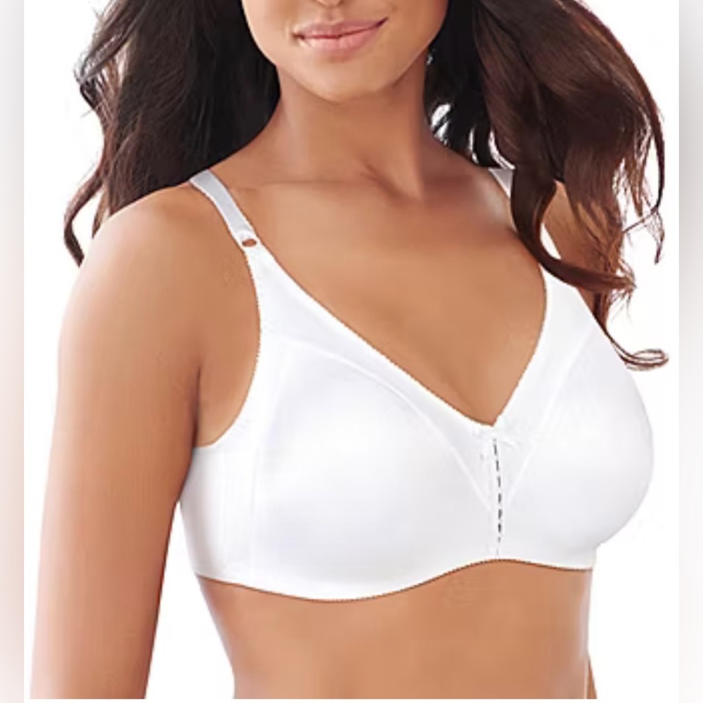 Bali Double Support Wireless Full Coverage Bra 3820 NWT
